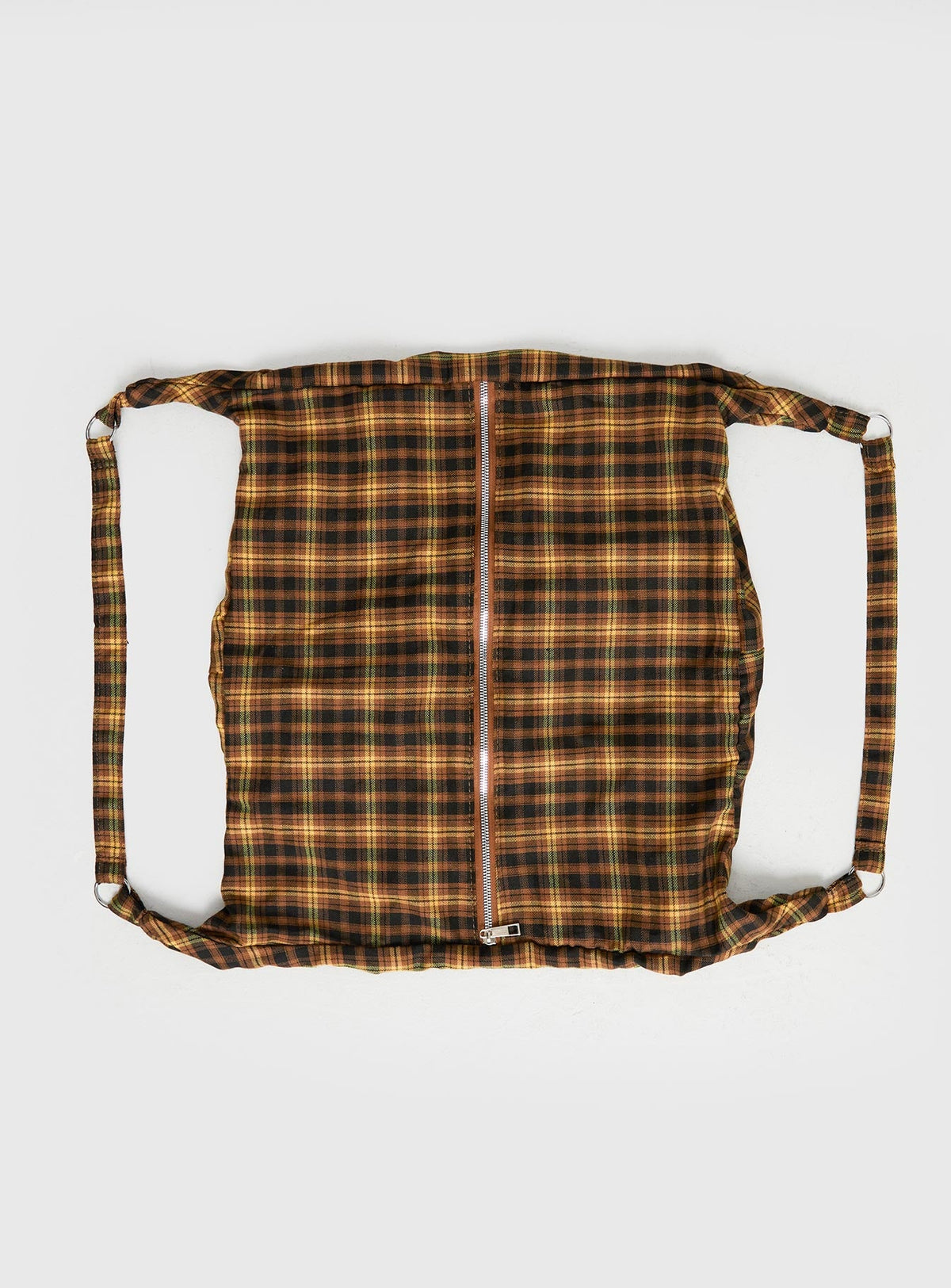 Catch Up Oversized Tote Bag Yellow Check