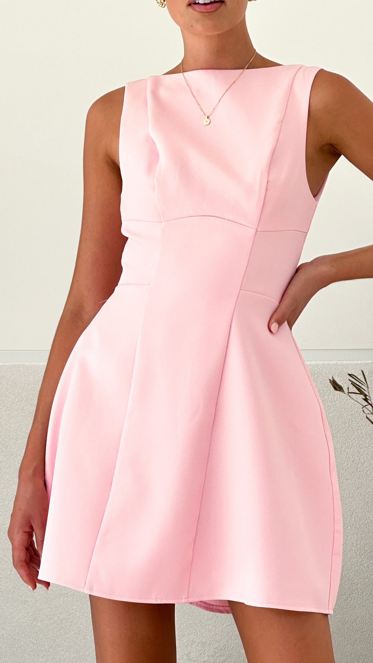 Rafiki Mini Dress - Baby Pink