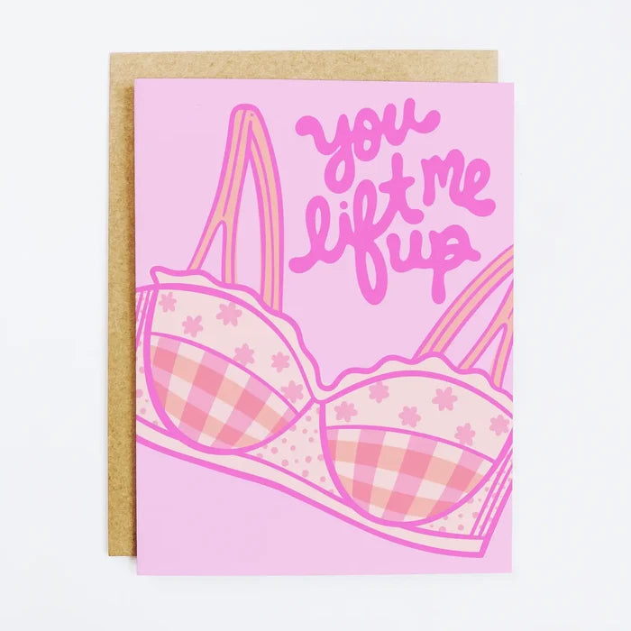 "You Lift Me Up Card" – Sweet, hand-crafted A2 card with eco-friendly envelope and uplifting message
"Uplifting Appreciation Card" – Boutique greeting card with heartfelt sentiment and kraft envelope
"Handmade Thank You Card" – Thoughtful, blank interior card perfect for appreciation or encouragement
