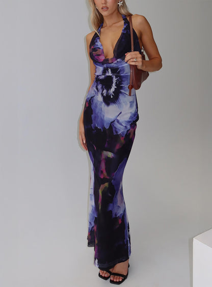 Bittersuite Cowl Maxi Dress Black