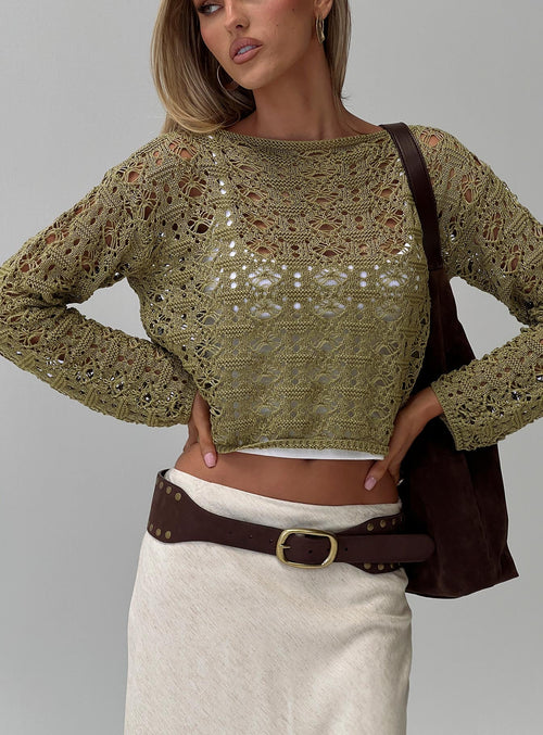 Birdena Sweater Green