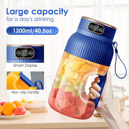 Portable Juicer Blender – Rechargeable Fruit & Smoothie Maker, Large Capacity, Compact Mixer for Travel, Gym & Outdoor Use