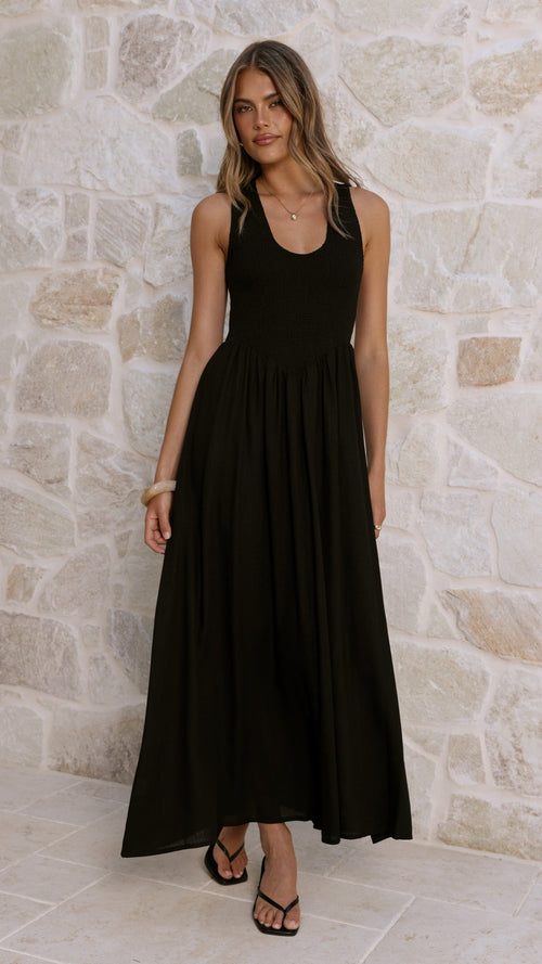 Amira Maxi Dress - Black