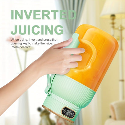 Portable Juicer Blender – Rechargeable Fruit & Smoothie Maker, Large Capacity, Compact Mixer for Travel, Gym & Outdoor Use