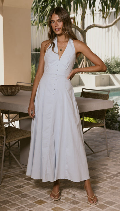 Kaia Maxi Dress - Blue