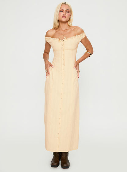 Bryar Maxi Dress Yellow