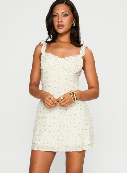 Beacall Mini Dress Multi Floral