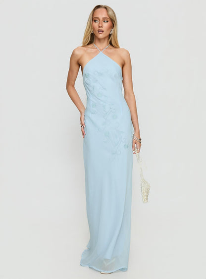 Epilogues Arrowhead Maxi Dress Blue