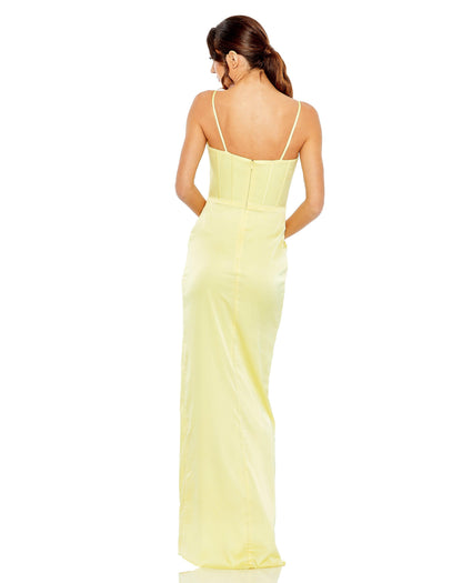Long Spaghetti Strap Prom Dress By Mac Duggal 11562