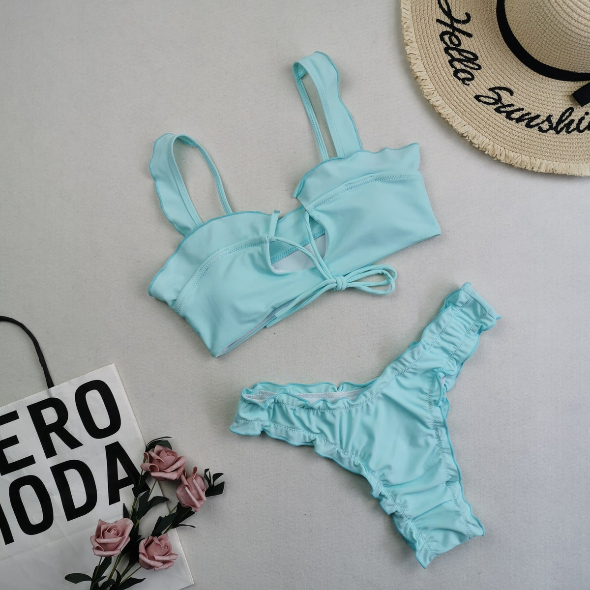 Multicolor Bikini Set