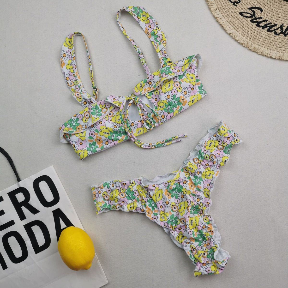 Multicolor Bikini Set