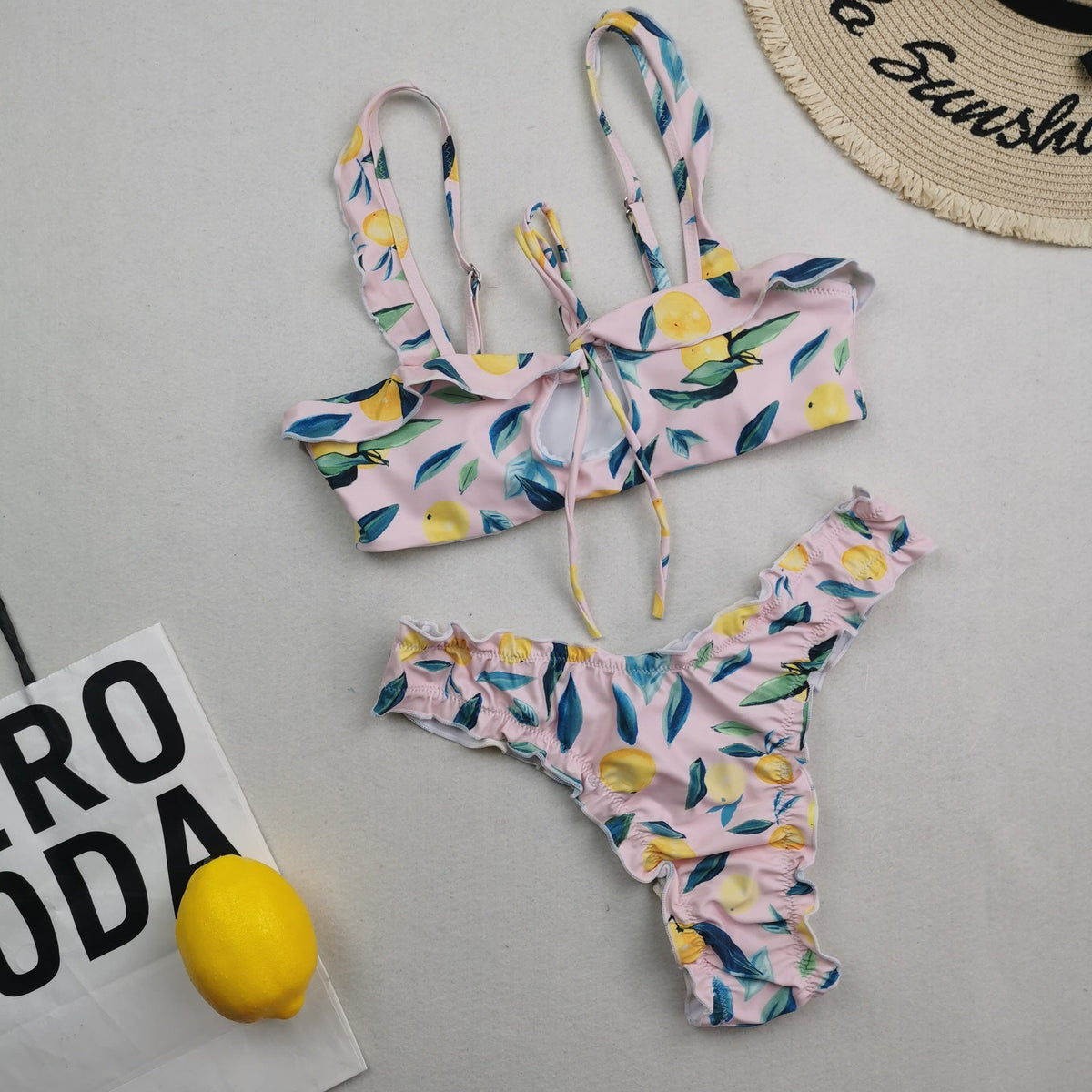 Multicolor Bikini Set