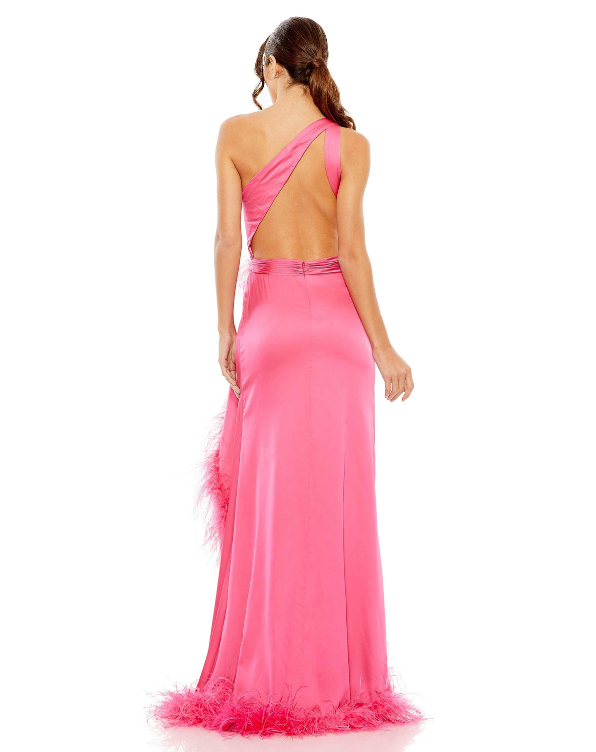Prom Long One Shoulder Formal Gown One Shoulder Detail Mac Duggal 11689