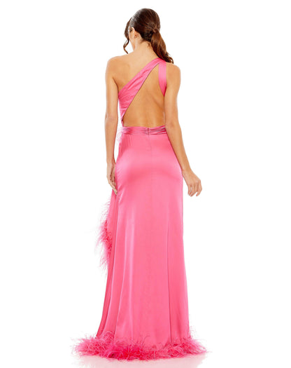 Prom Long One Shoulder Formal Gown One Shoulder Detail Mac Duggal 11689