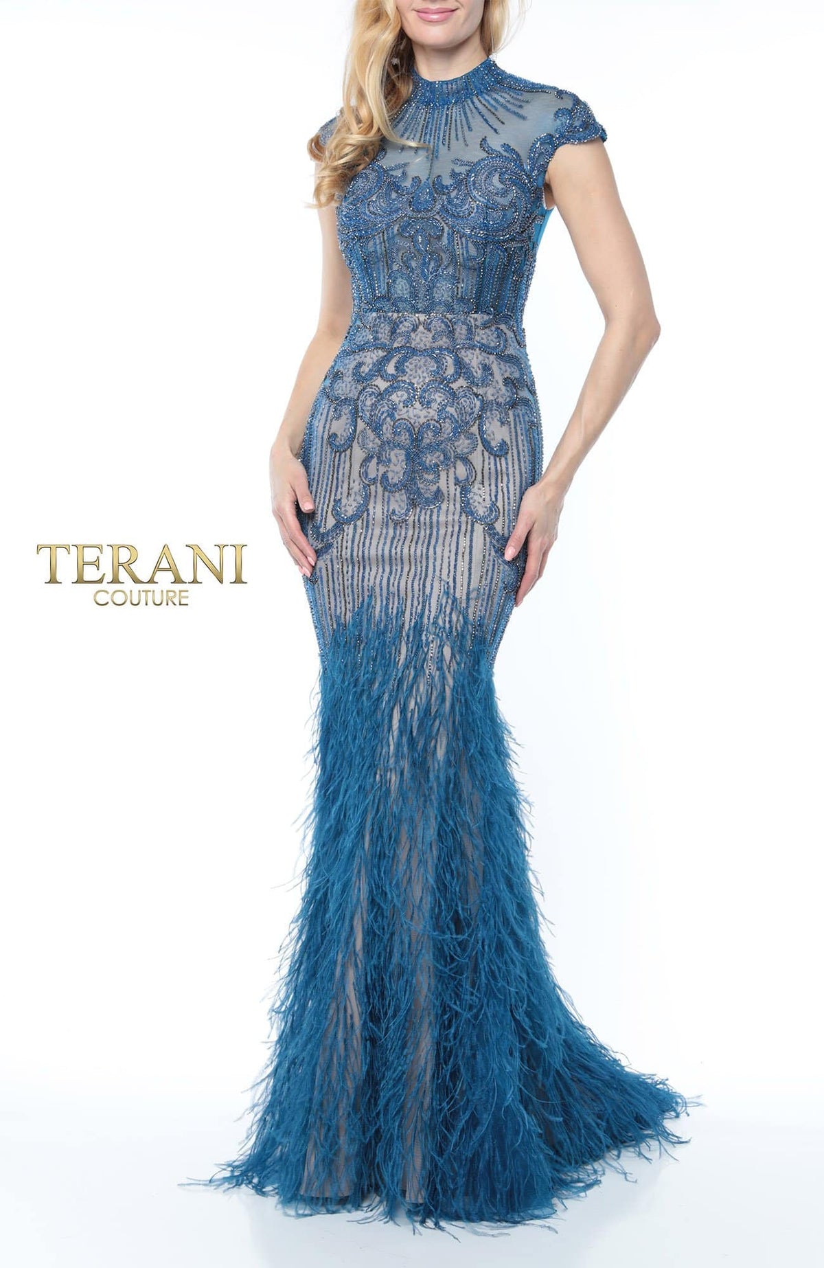 Terani Couture 1721GL4446 Formal Long Prom Dress