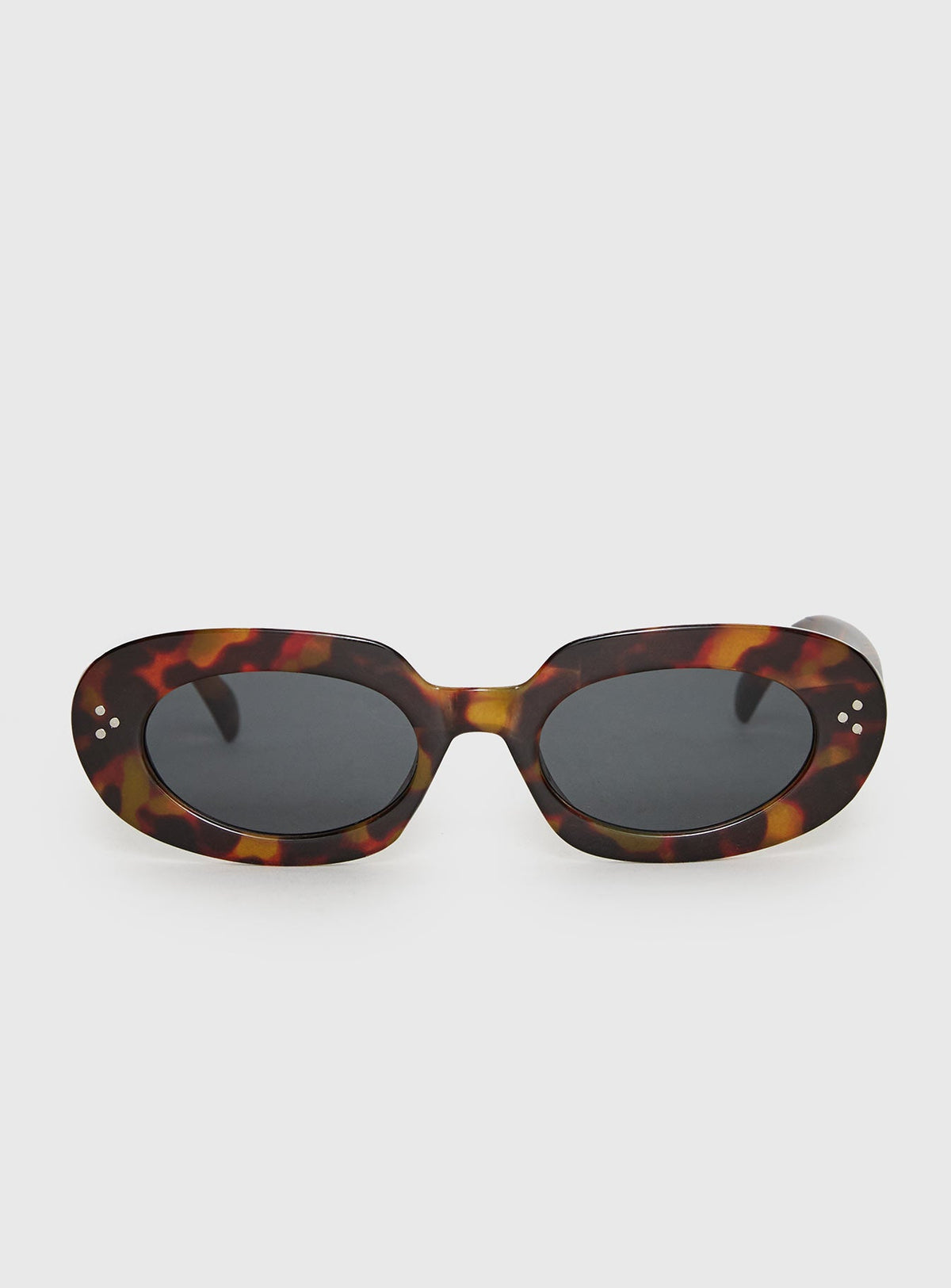 Best Shot Oval Sunglasses Tort / Black