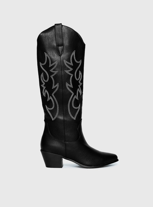 Billini Urson Boots Black / White