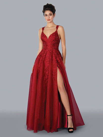 Stella Couture 20058 Long Prom Formal Glitter Dress