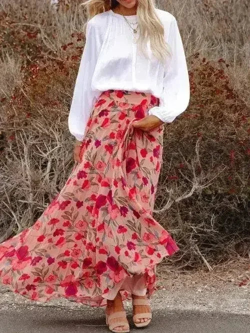 Floral Maxi Skirt