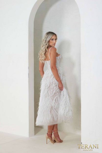 Terani Couture 241P2022 A Line Prom Dress