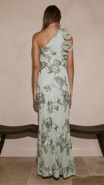 Darlee Maxi Dress - Sage Floral