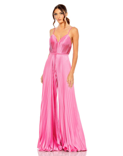 Formal Pleated Wide Leg Jumpsuit by Mac Duggal 26319