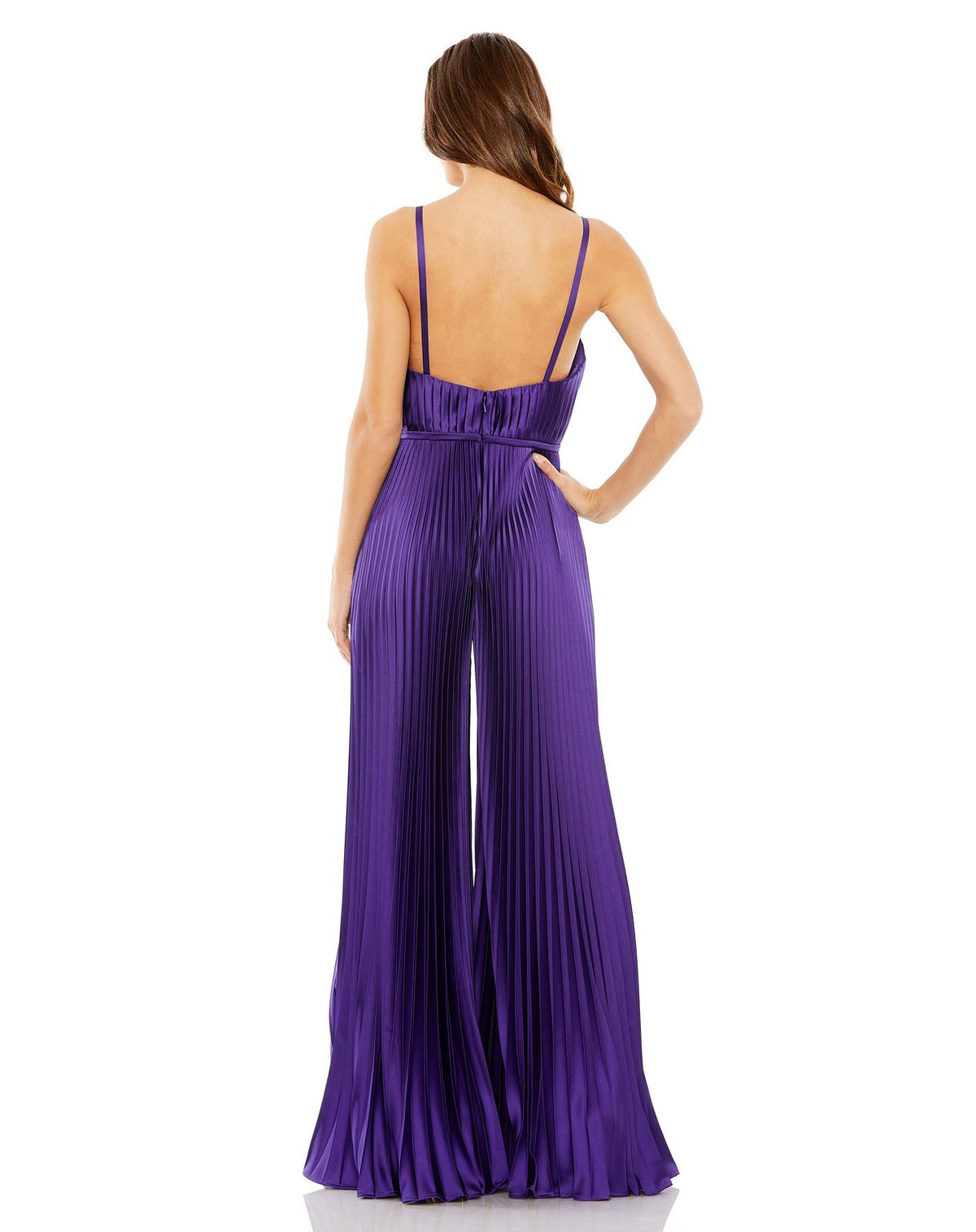 Formal Pleated Wide Leg Jumpsuit by Mac Duggal 26319