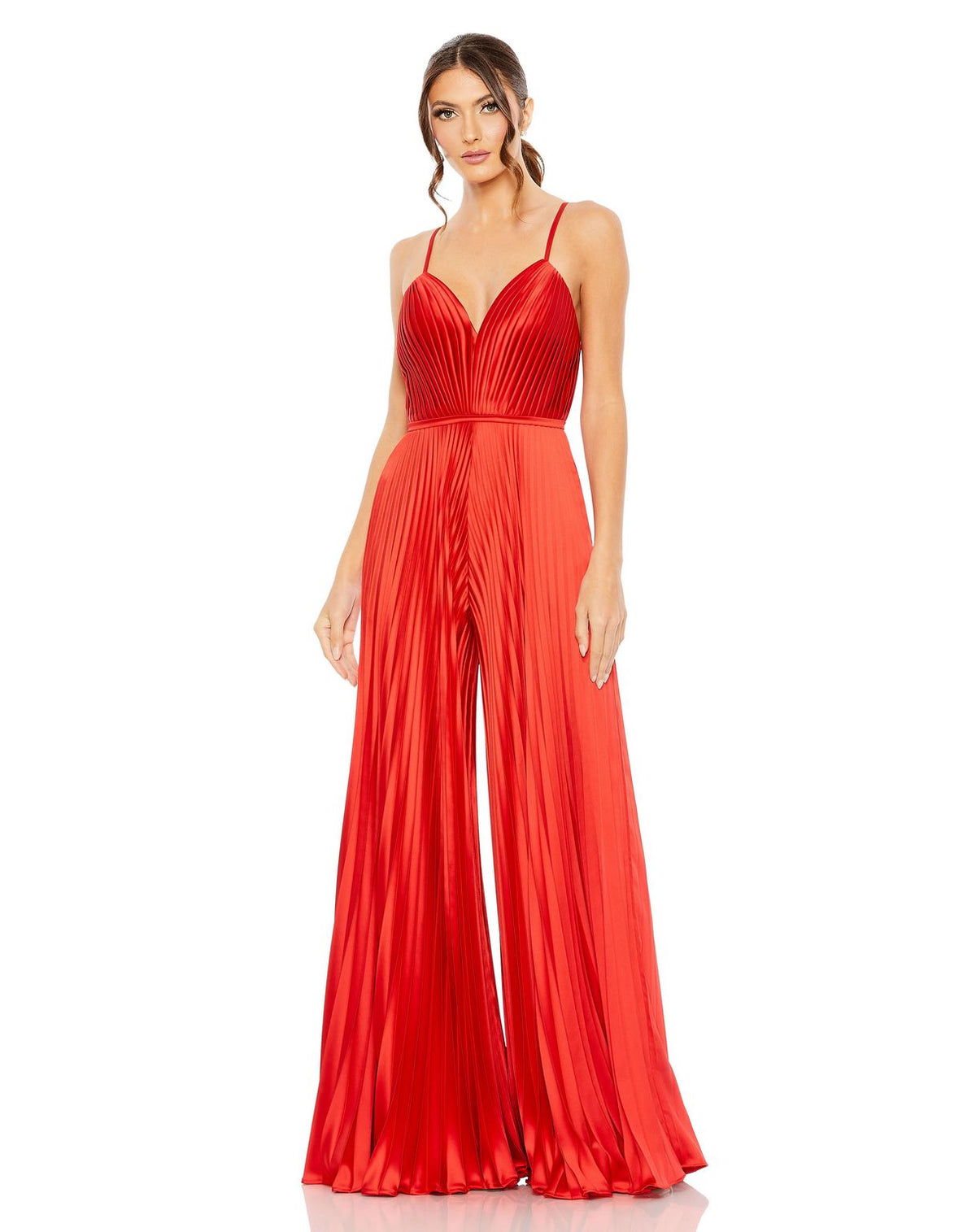 Formal Pleated Wide Leg Jumpsuit by Mac Duggal 26319