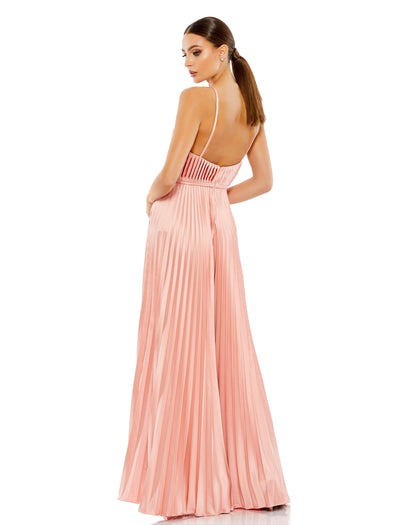 Formal Pleated Wide Leg Jumpsuit by Mac Duggal 26319