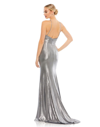 Prom Long Formal Metallic Dress Metallic Fabric Mac Duggal 26408