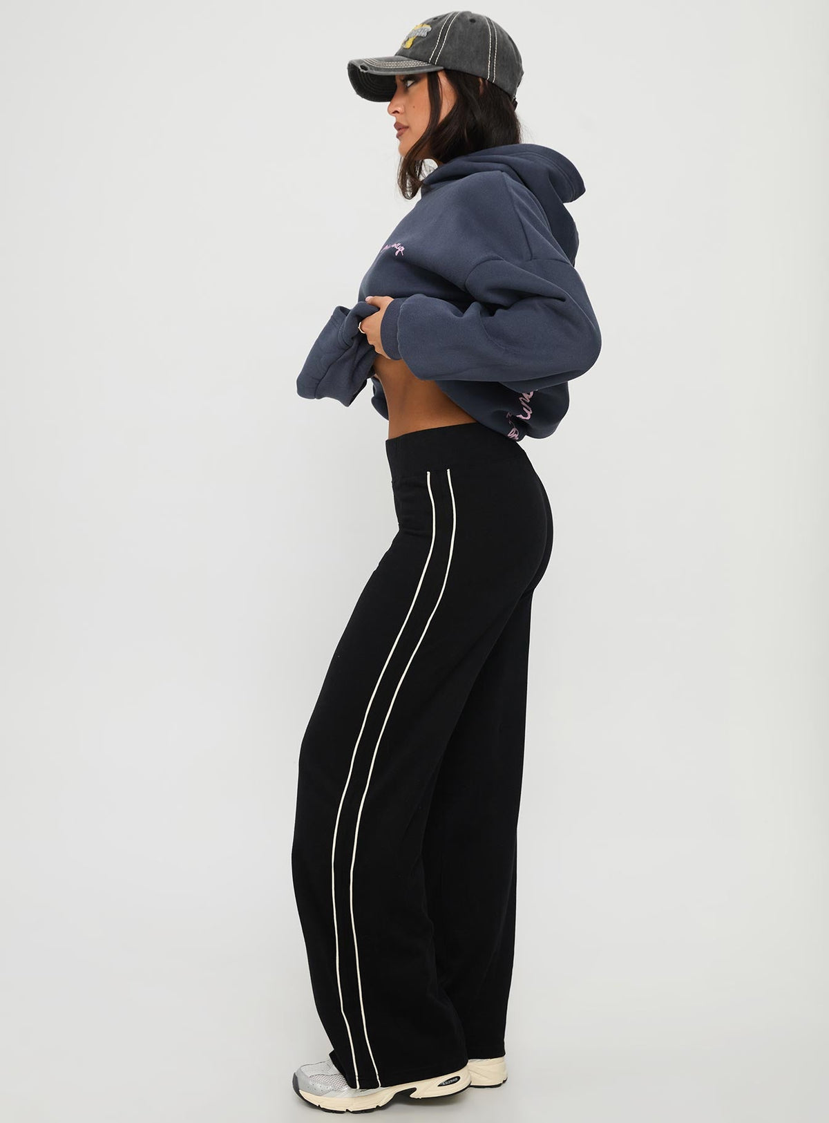 Ascenda Straight Leg Track Pant Black