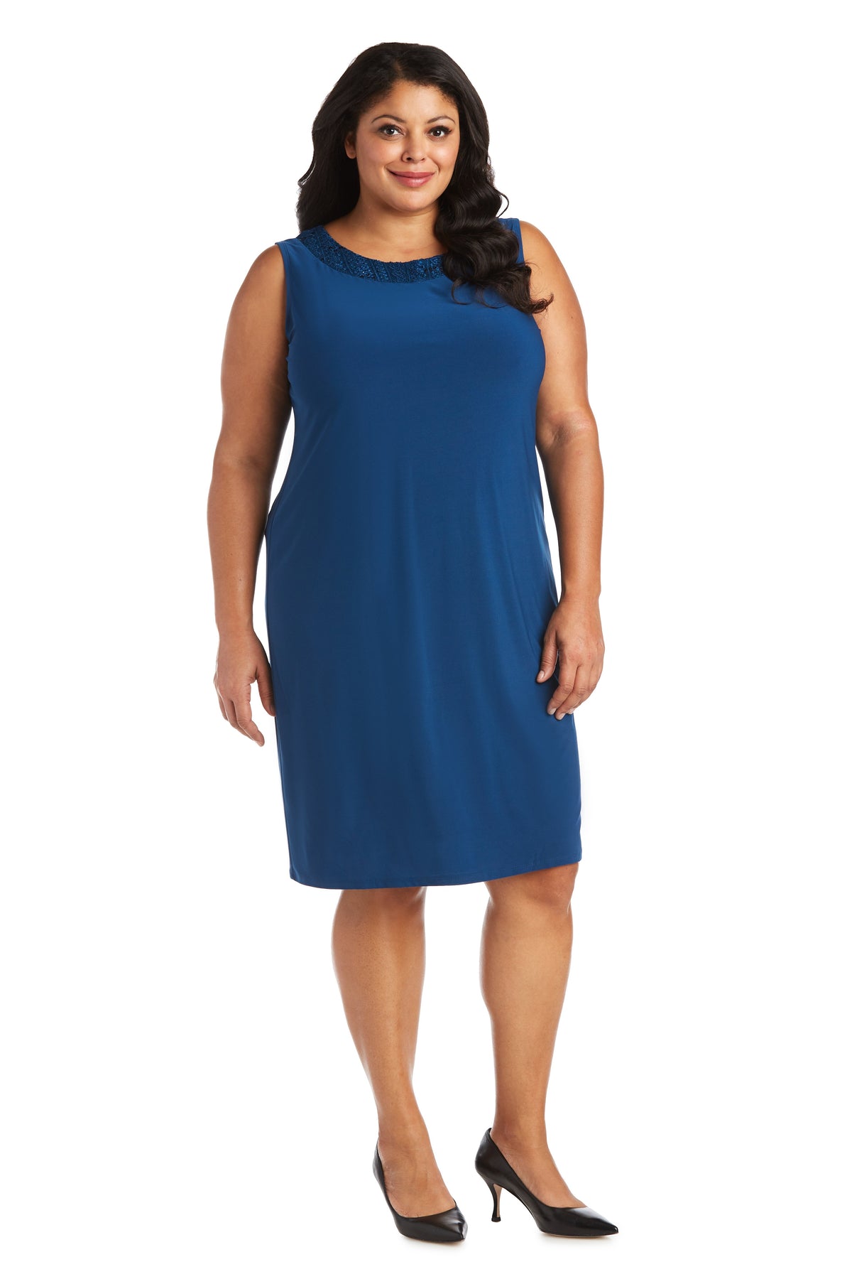Plus Size Short Dress Jacket R&M Richards 3221W