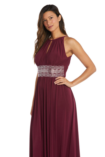 Long Formal Dress Halter Evening R&M Richards 3578