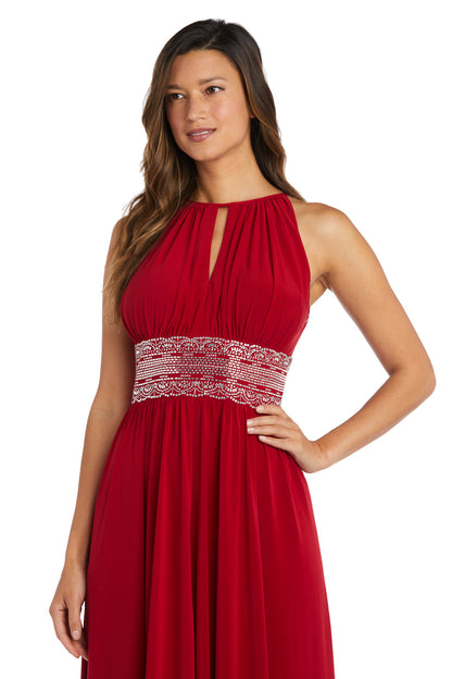 Long Formal Dress Halter Evening R&M Richards 3578