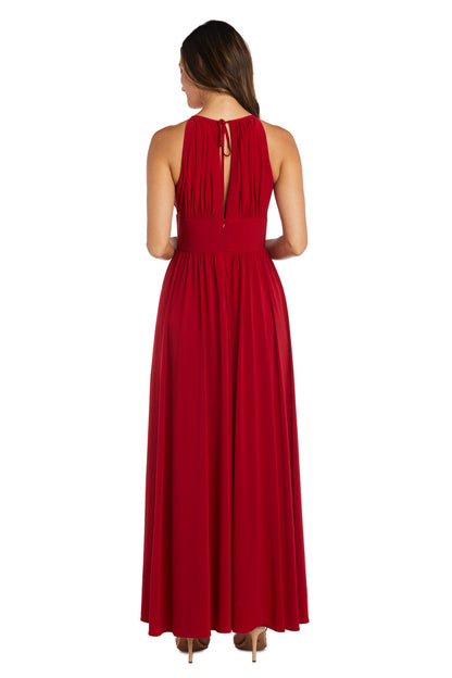 Long Formal Dress Halter Evening R&M Richards 3578