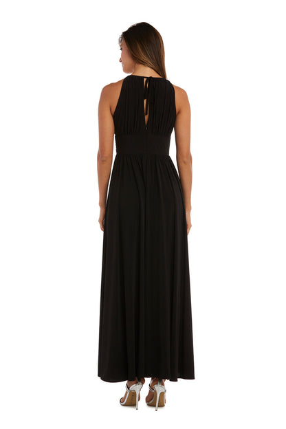 Long Formal Dress Halter Evening R&M Richards 3578