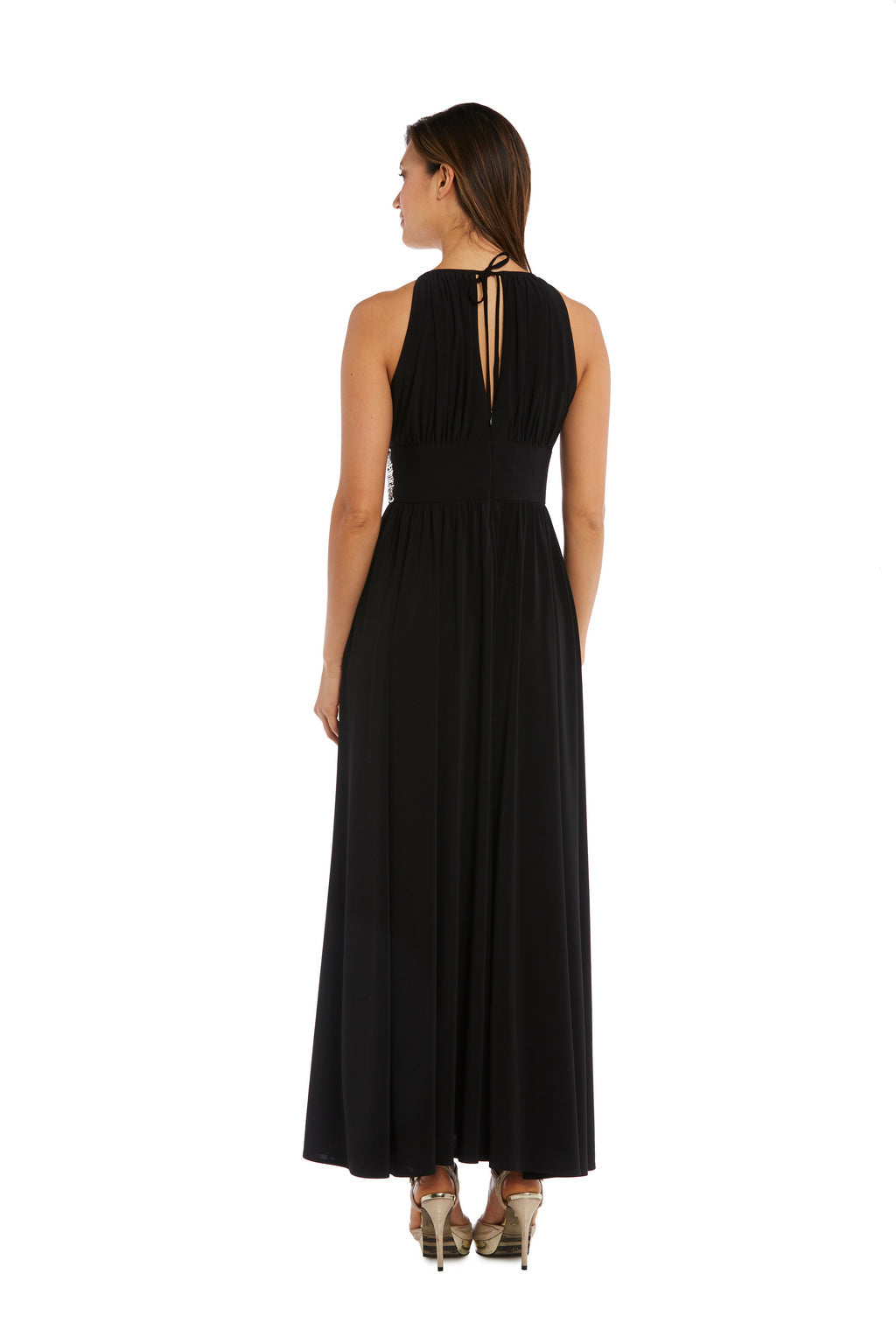 Long Formal Dress Halter Evening R&M Richards 3578
