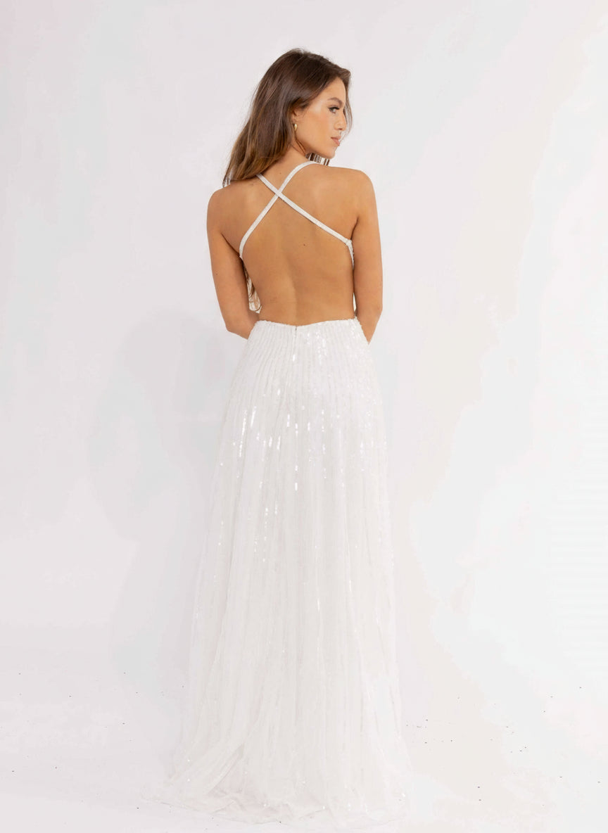Primavera Couture 3957 Sequins Long Prom Formal Evening Gown