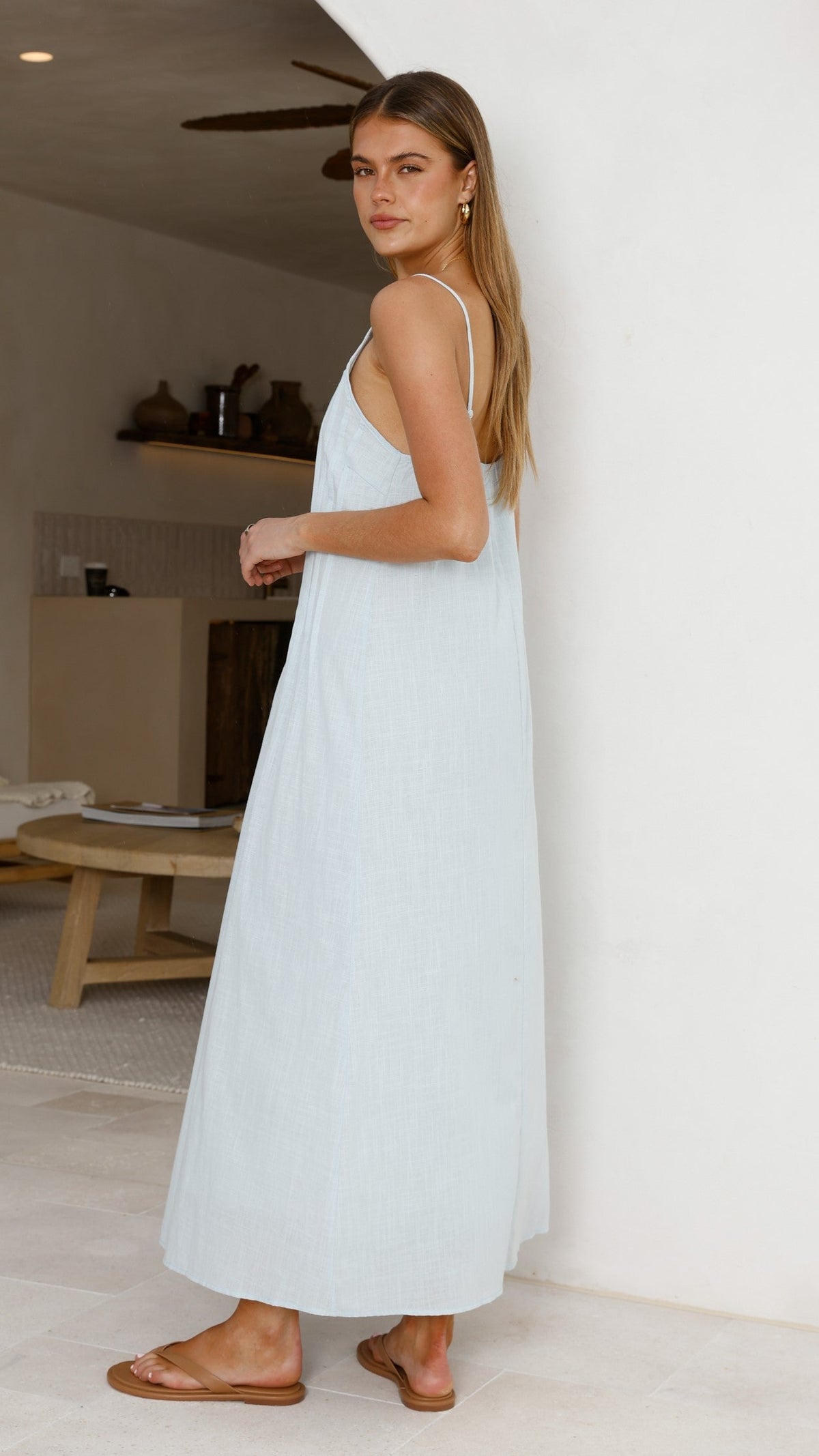 Aspen Maxi Dress - Baby Blue