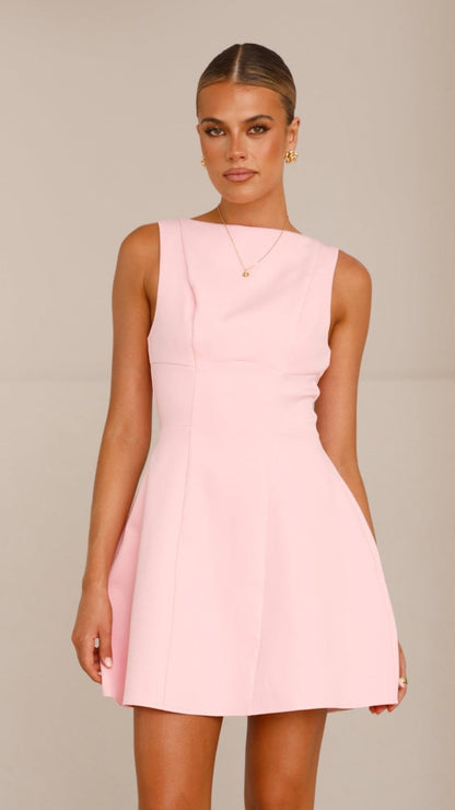 Rafiki Mini Dress - Baby Pink