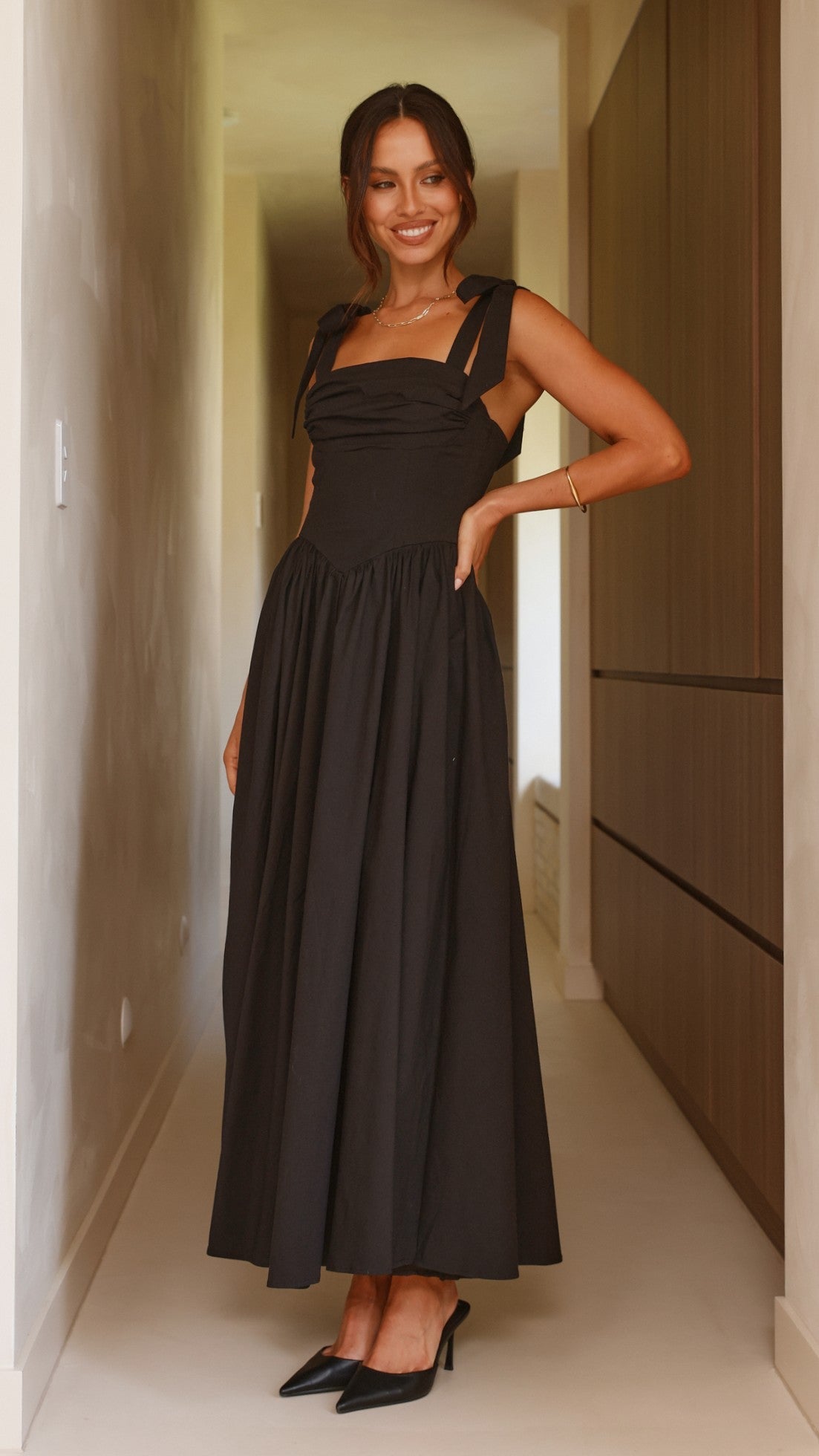 Haisley Maxi Dress - Black