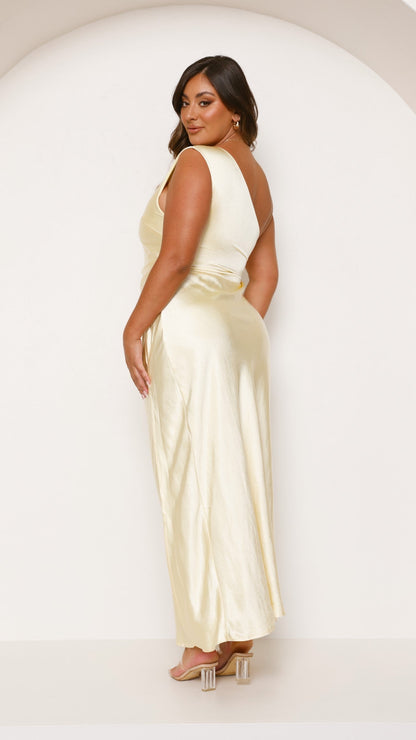 Victoria Maxi Dress - Yellow