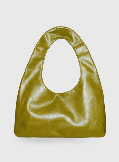 Bankes Studded Shoulder Bag Green