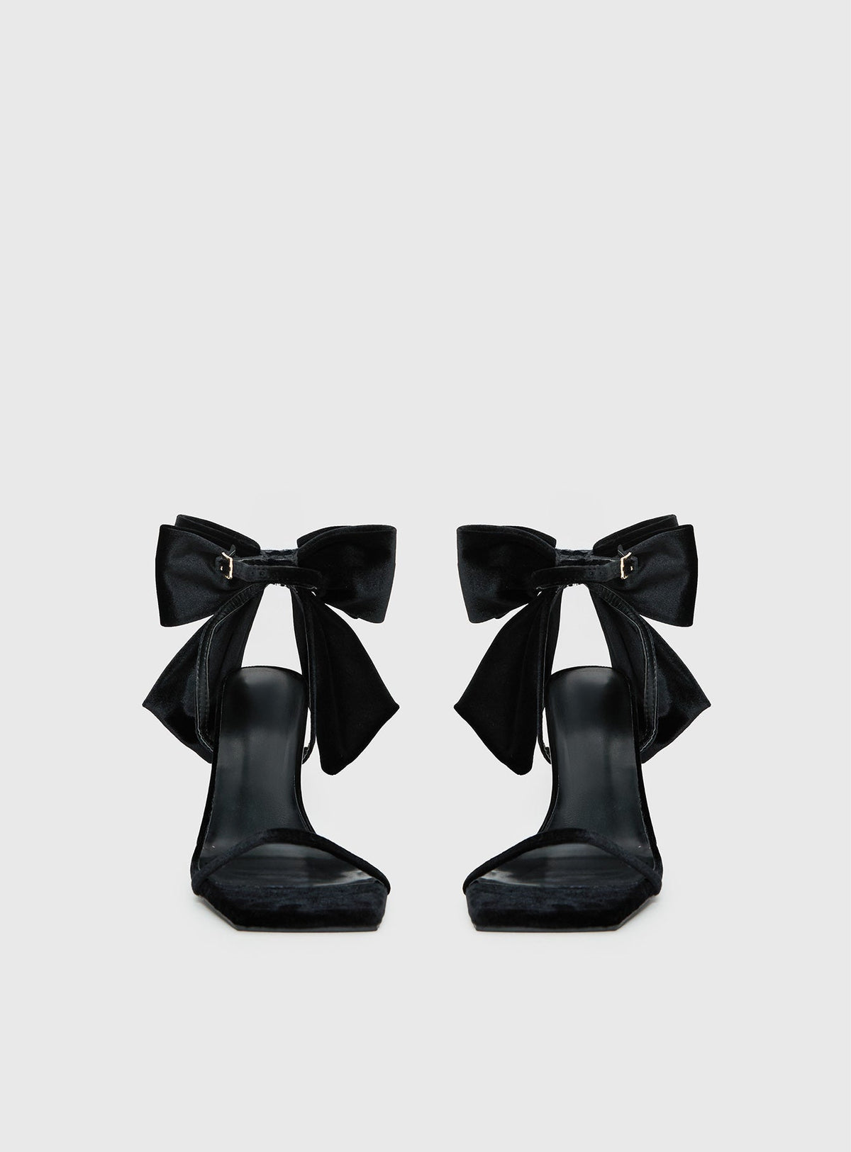 Billini Elesa Bow Detail Stiletto Heels Black