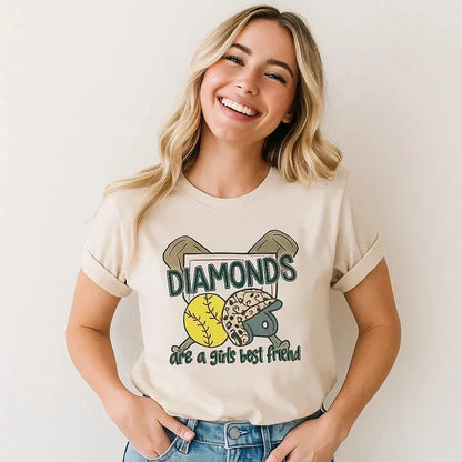 Diamonds Are A Girls Best Friend T-Shirt