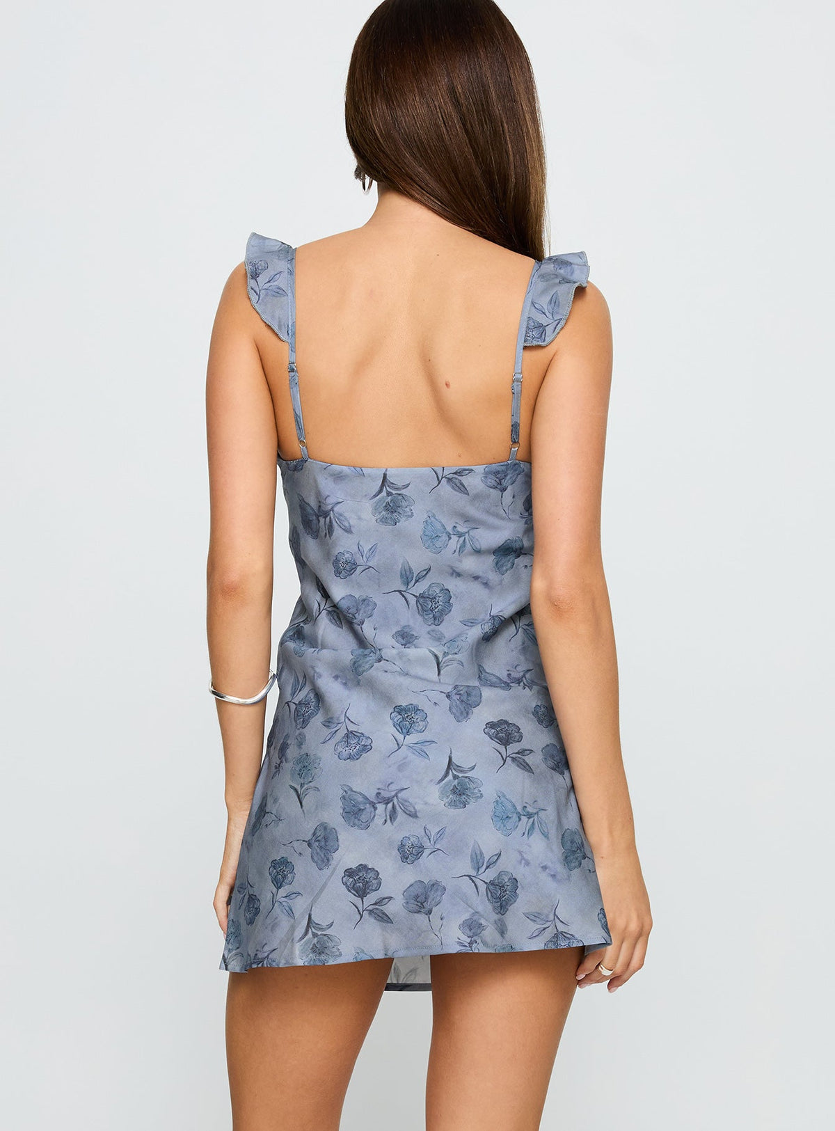 Age Of Innocence Mini Dress Blue Multi