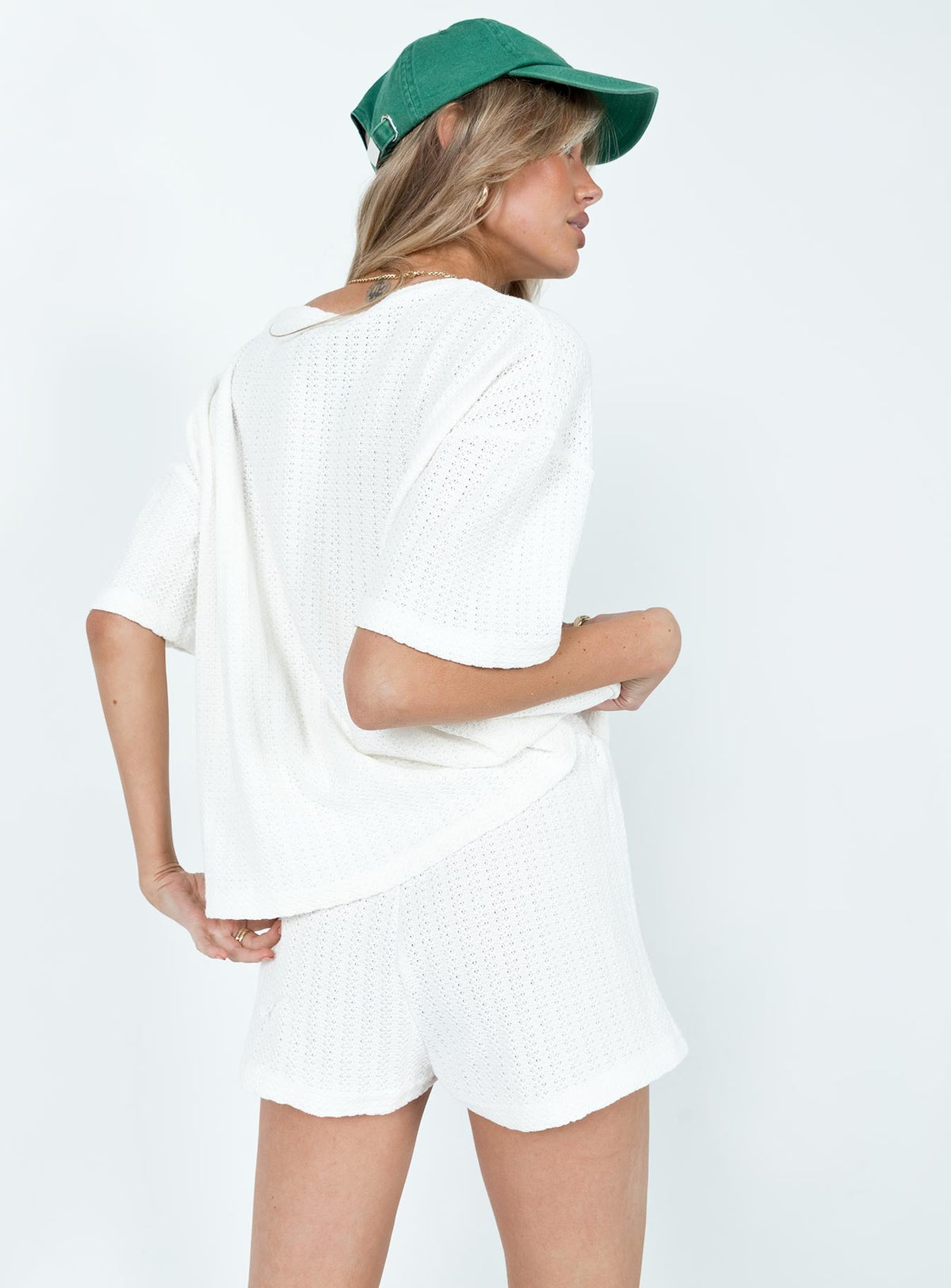 Cammie Knit Set White