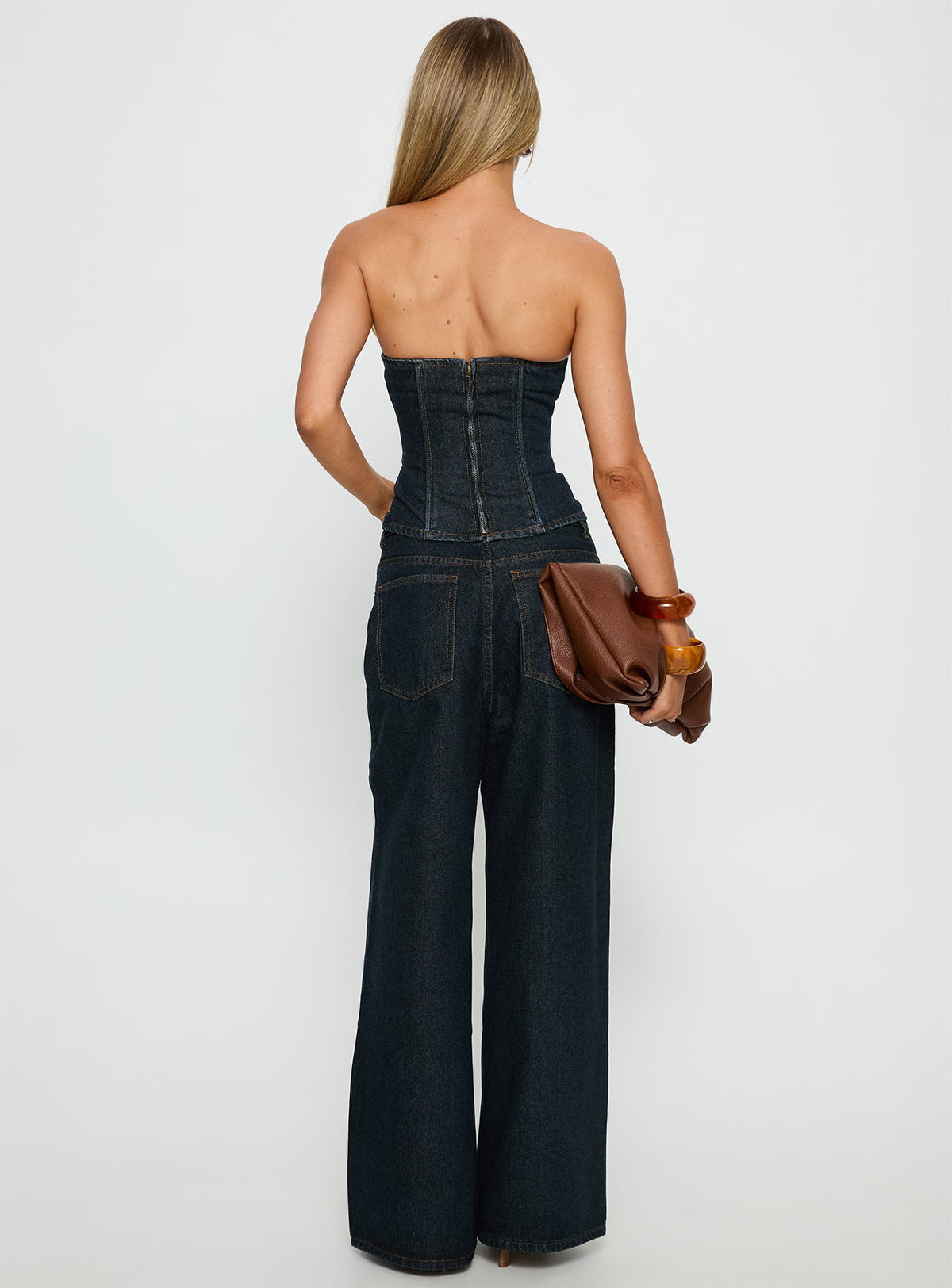 Blue Crush Low Rise Wide Leg Jeans Indigo