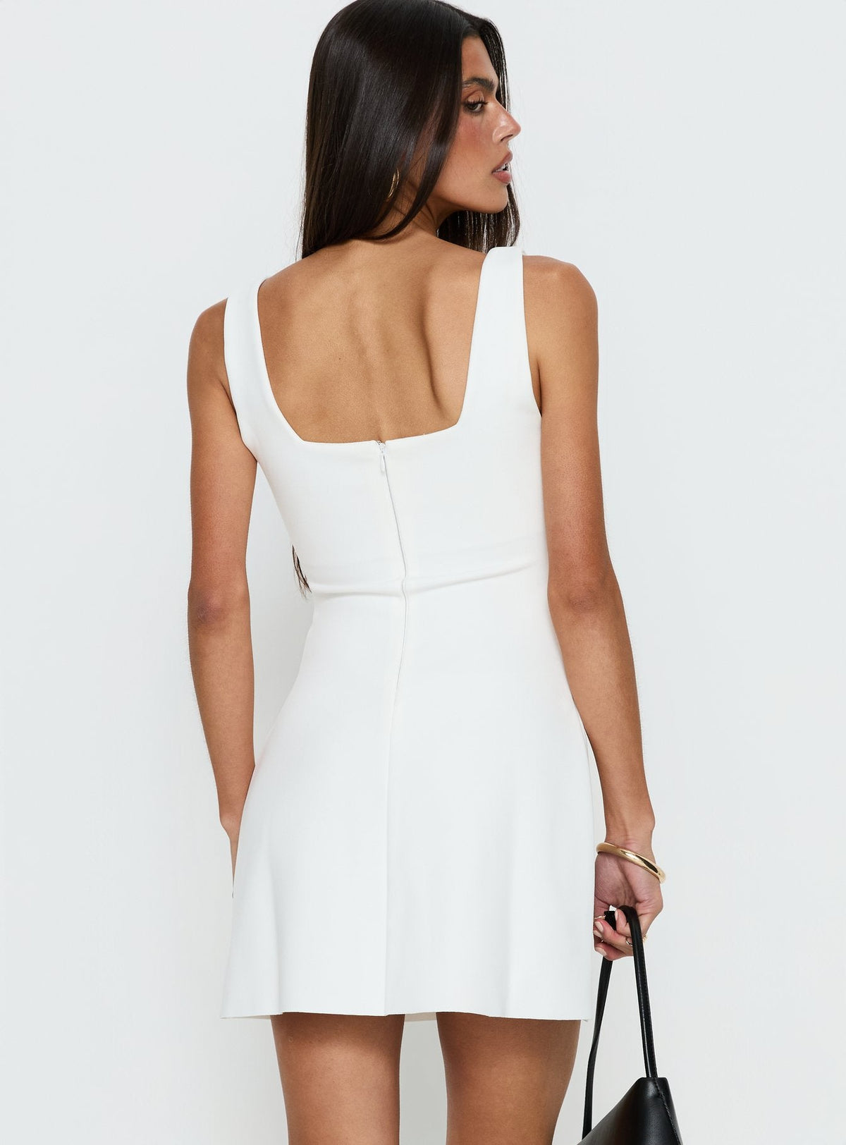 Bombshell Mini Dress White