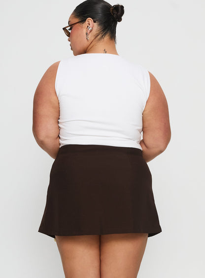 Anette Skort Chocolate Curve